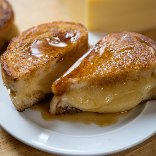 Katie Button's Extra Cheesy Grilled Cheese with Maple Syrup