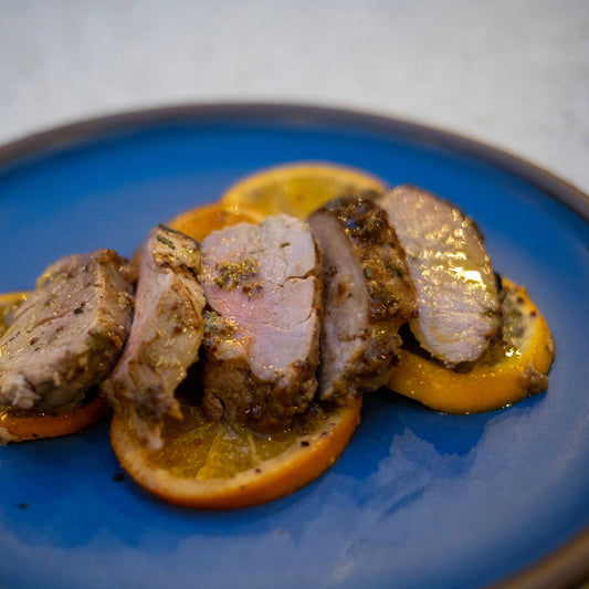 Katie Button's Honey Mustard-Glazed Pork Tenderloin