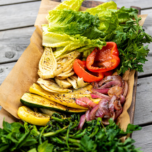 Annie Starke's Marinated Vegetables and Crunchy Lettuce
