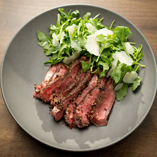 Abner & Amanda's Rib Eye with Arugula