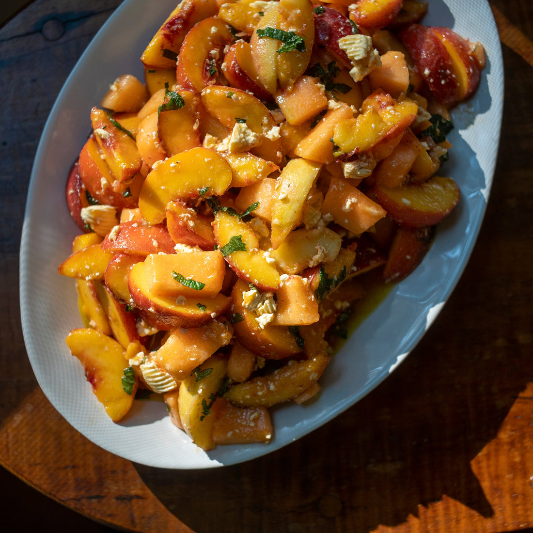 Katie Button's Summer Peach and Melon Salad