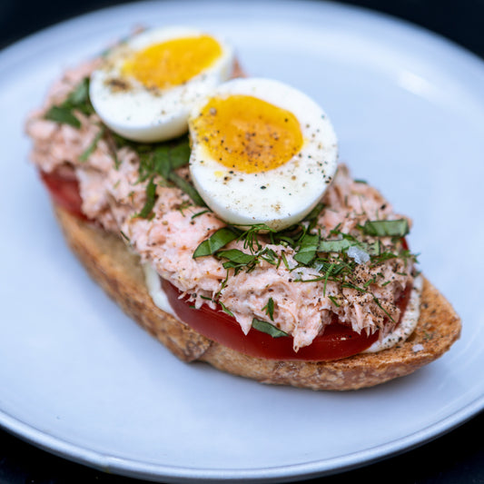 Annie Starke's Ultimate Leftover Salmon Sando