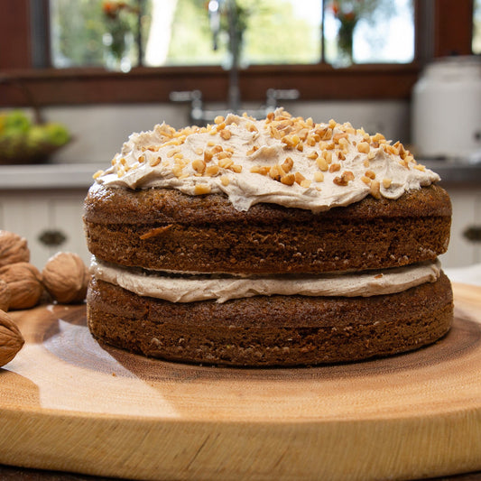 Elizabeth Poett's Walnut Cake with Browned Buttercream Frosting