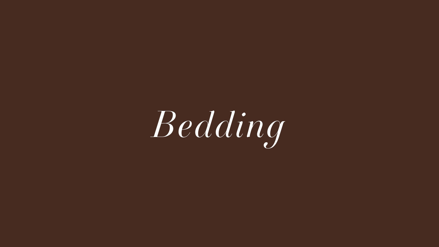 Bedding