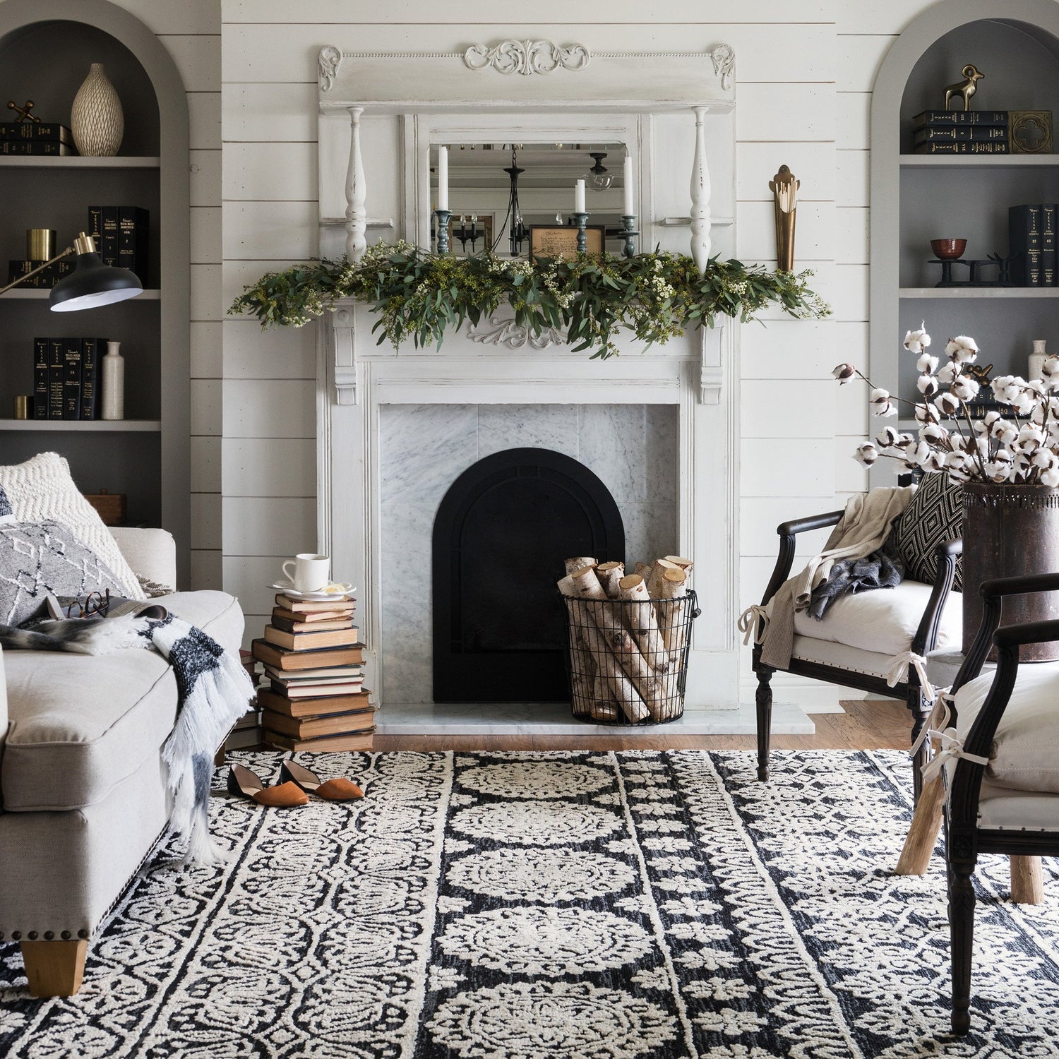 Black + White Rugs
