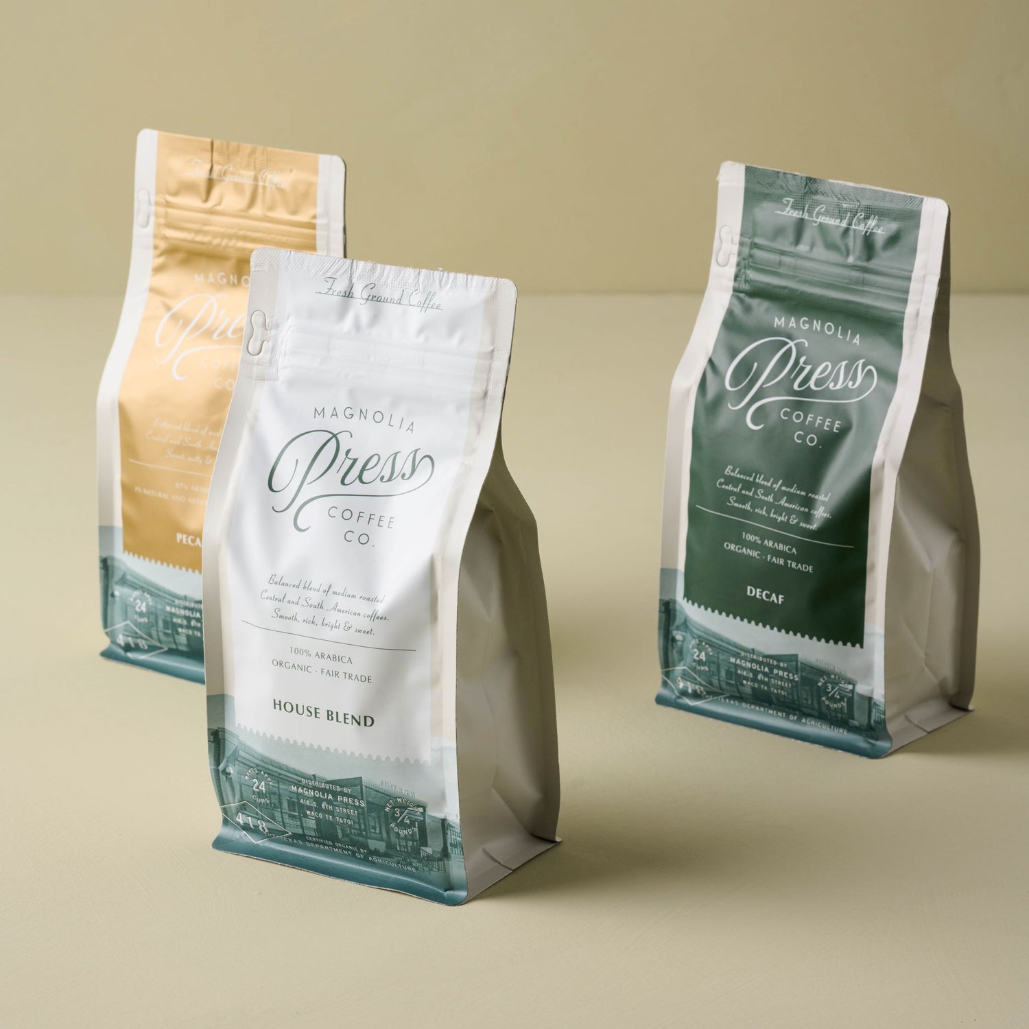 Magnolia press coffee and mugs