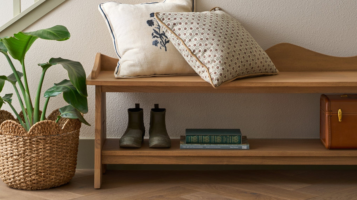 shop entryway furniture, benches, storage and console tables.