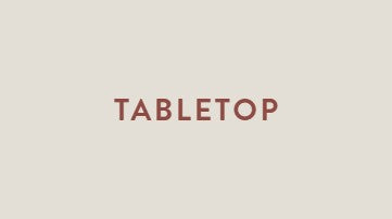 Up to 50% off Tabletop