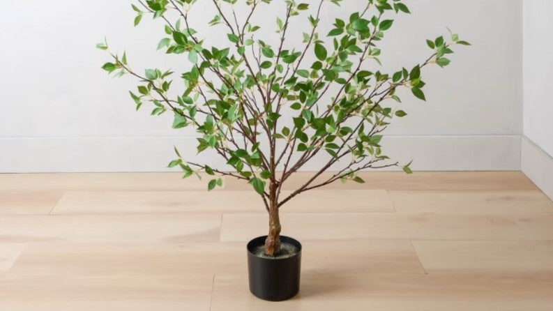 shop faux trees and plants