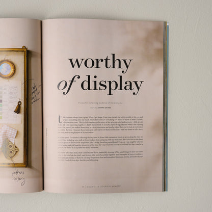 Magnolia Journal Spring 2025 worthy of display