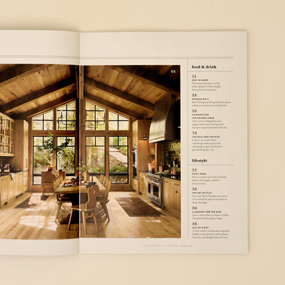 Magnolia Journal Spring 2026 table of contents