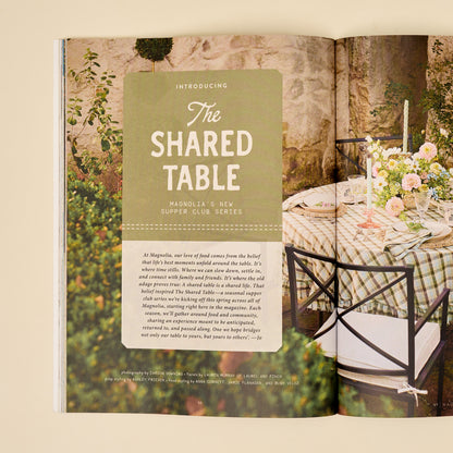 Magnolia Journal Spring 2026 featuring The Shared Table