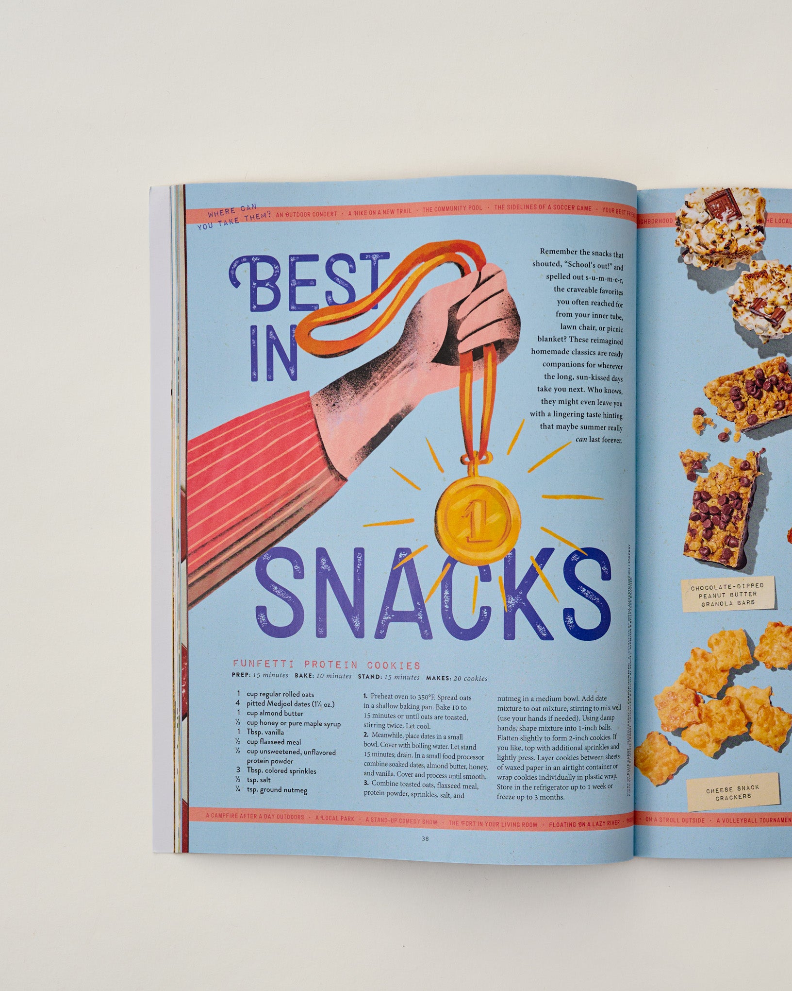 Magnolia Journal Summer 2026 inside food page