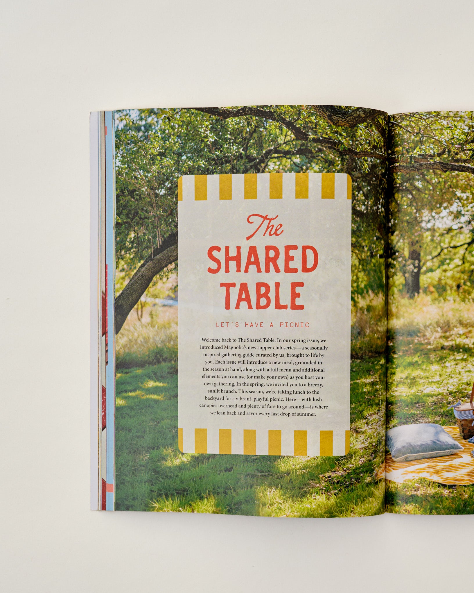 Magnolia Journal Summer 2026 Shared Table content