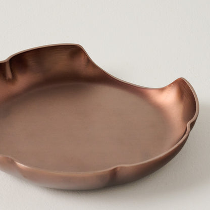 Copper Scalloped Spoon Rest