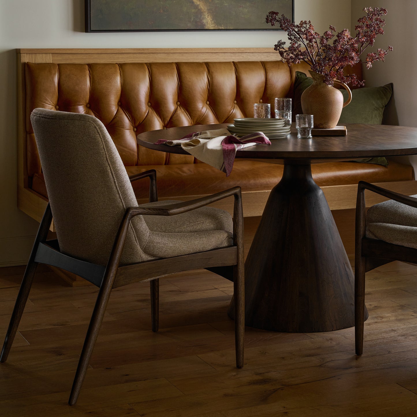 Barker Dining Chair at a dining table