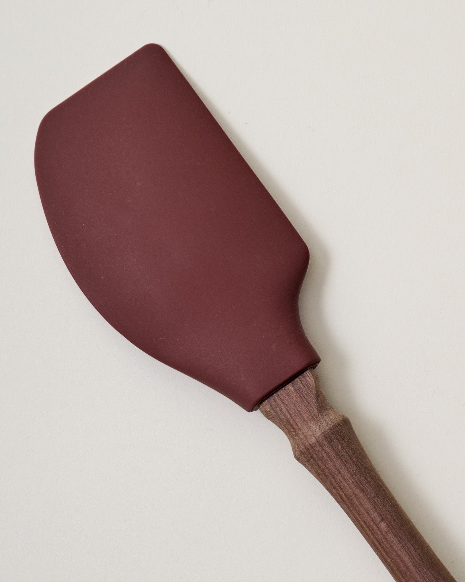 Turned Wood Spatula close up
