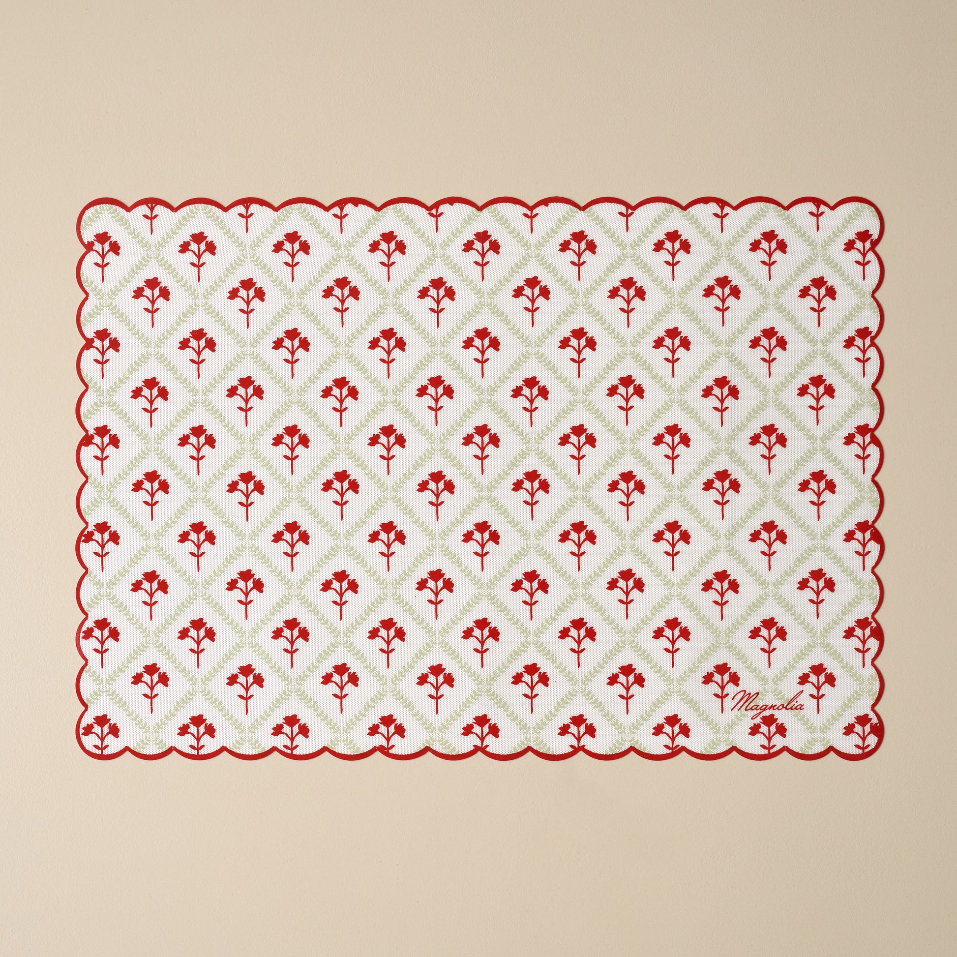 Holiday Scalloped Baking Mat
