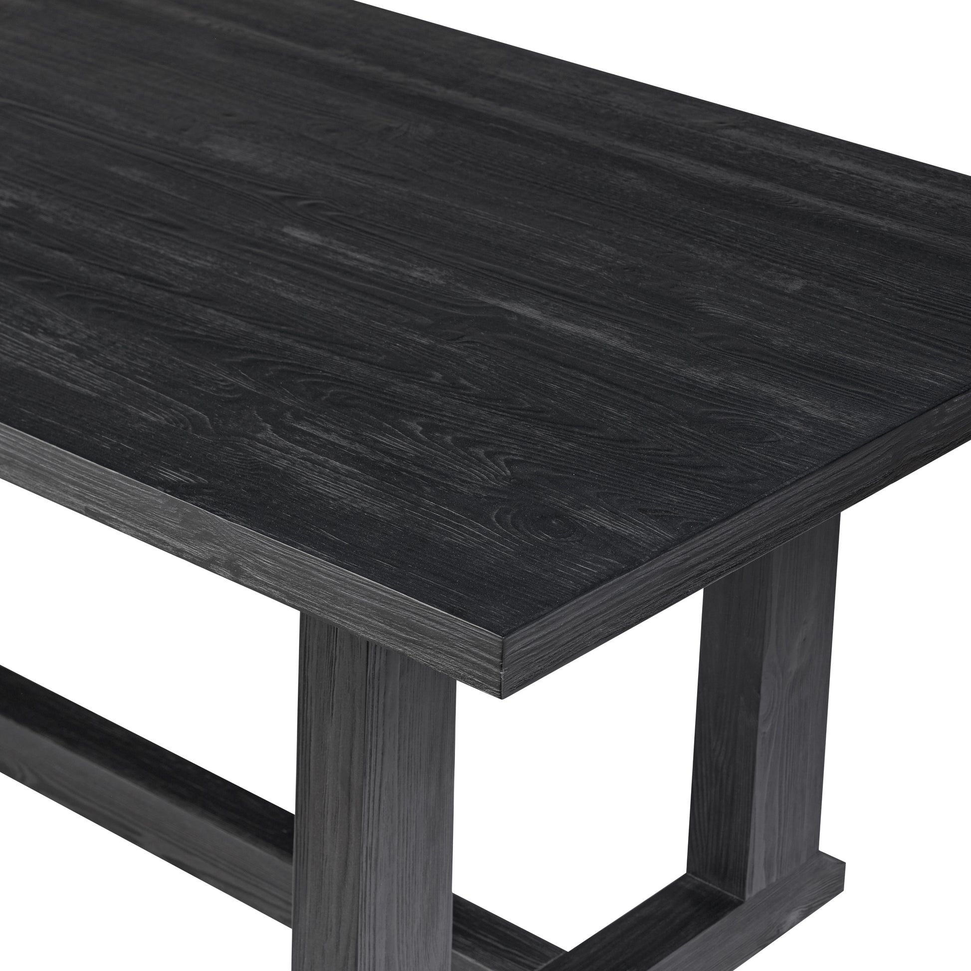 Holden Table in black pine corner