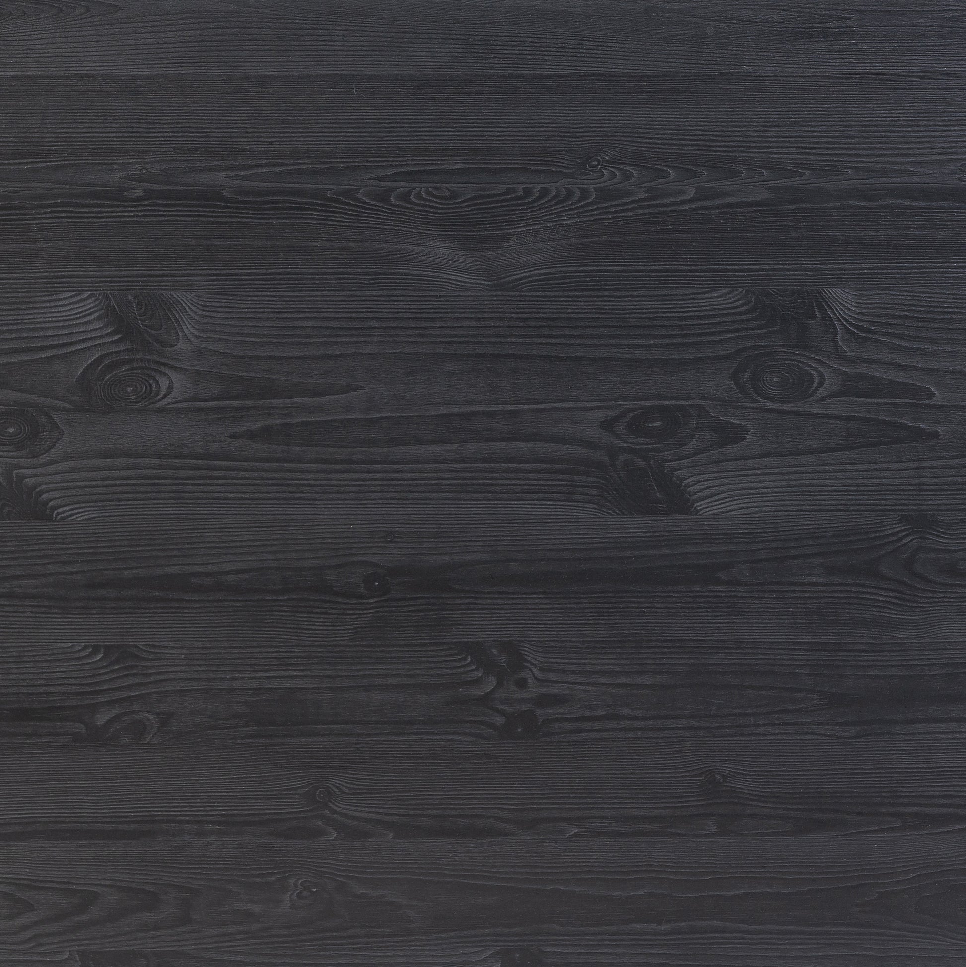 Holden Table in black pine wood up close