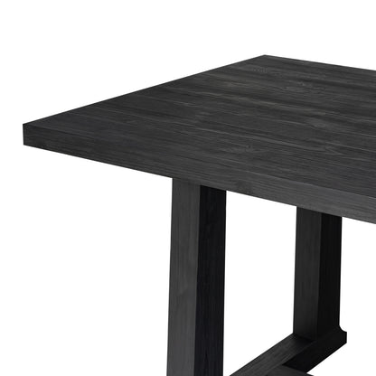 Holden Table in black pine corner