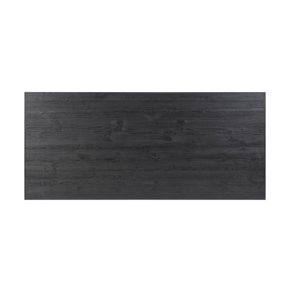 Holden Table in black pine view from top