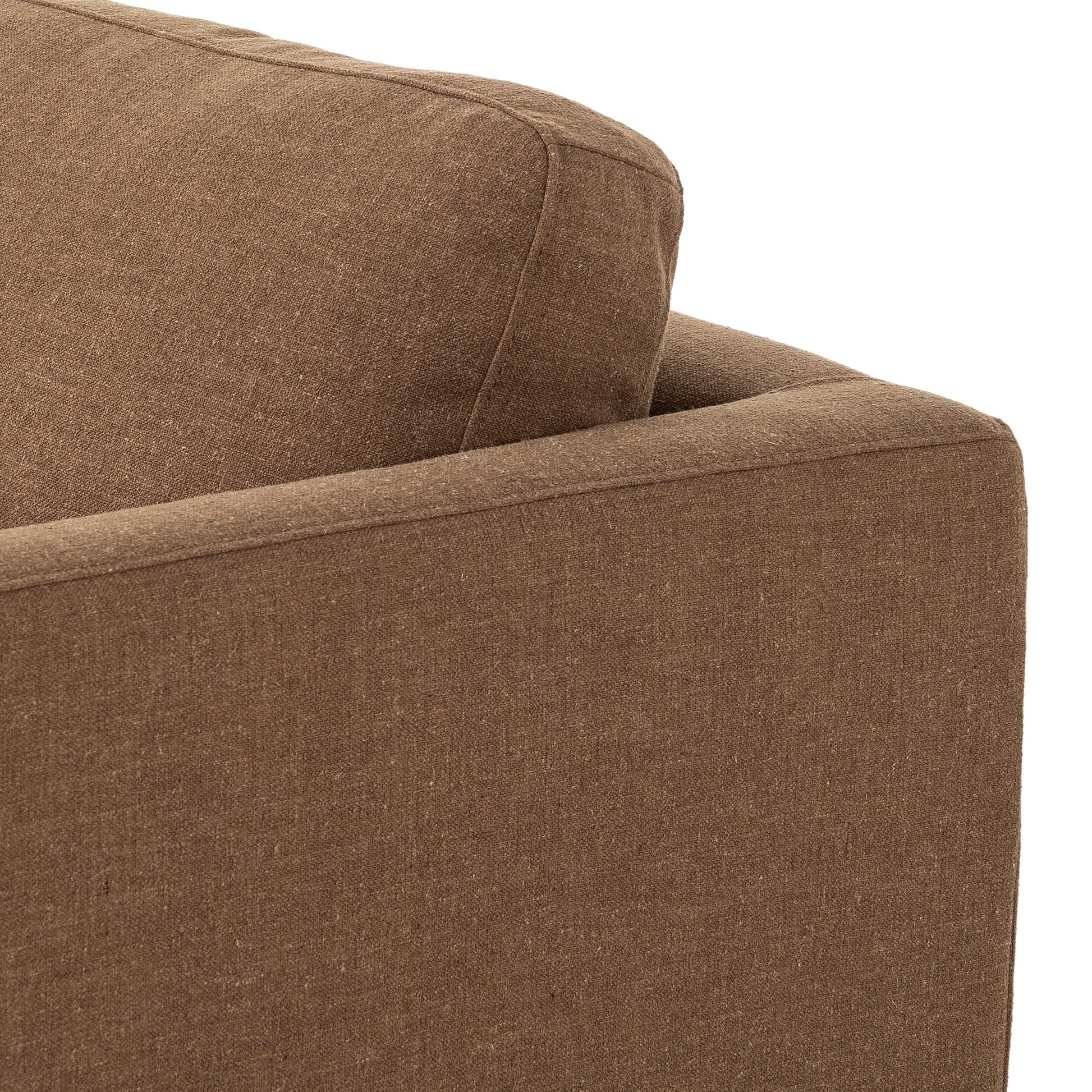 Ford Sofa in Cafe arm up close
