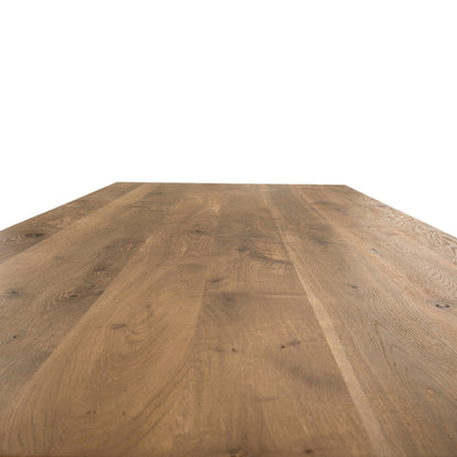 Ollie Dining Table view up close from end