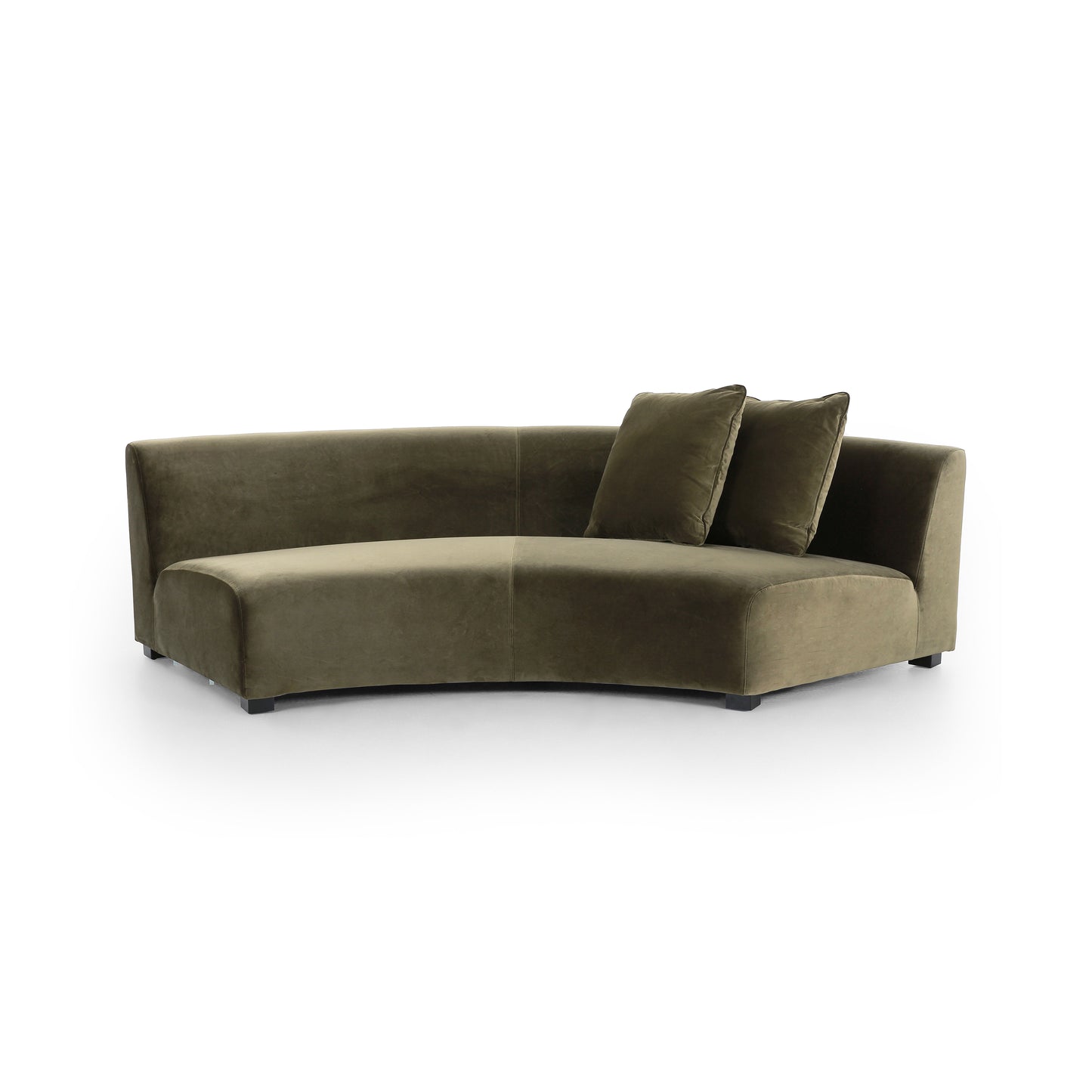 Surrey Olive sectional piece front view