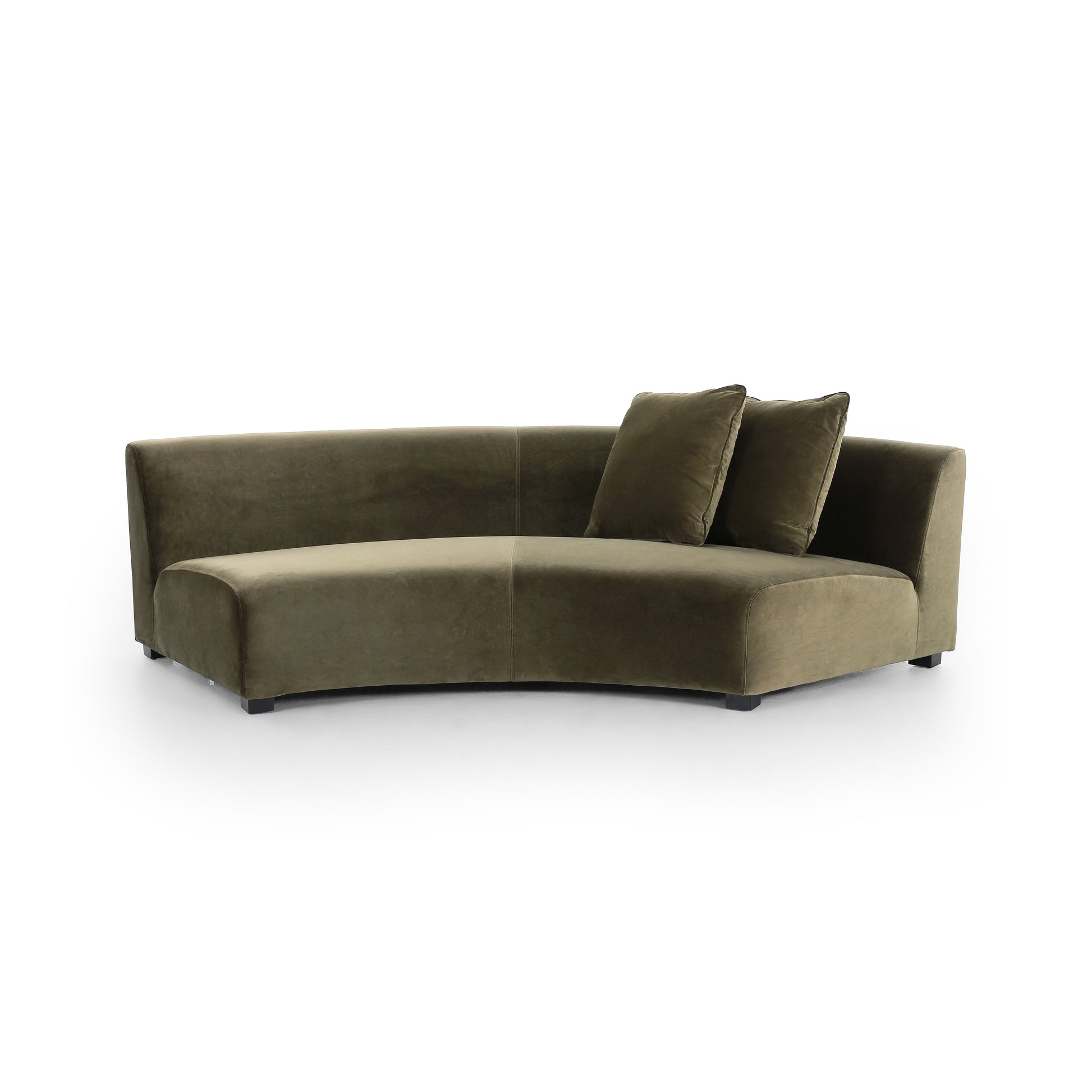 Surrey Olive sectional piece front view