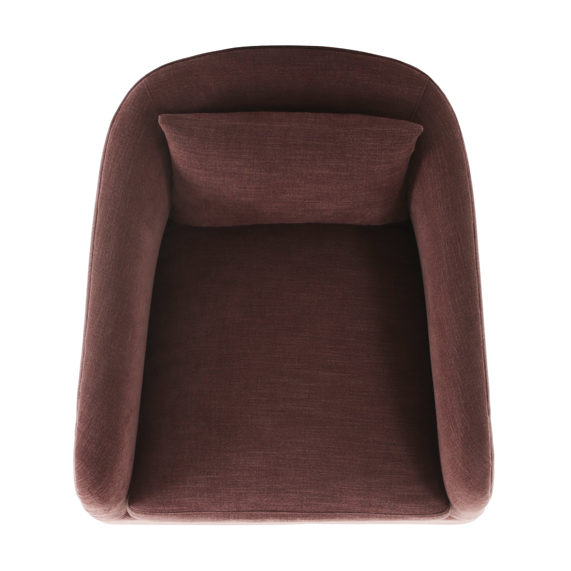 Laughlin Plum top of chair view