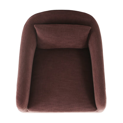 Laughlin Plum top of chair view