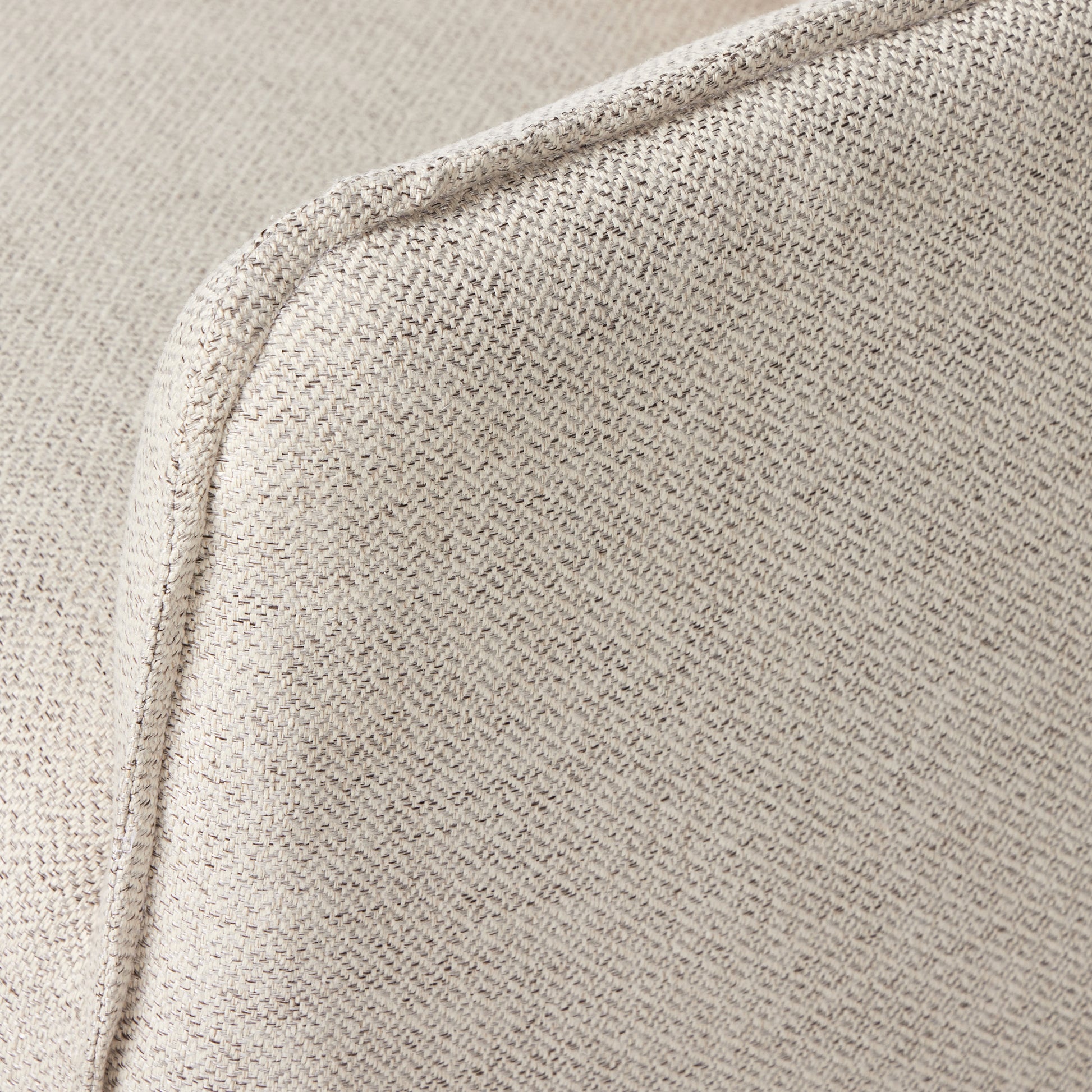 Kimberly Swivel Chair armrest close up view