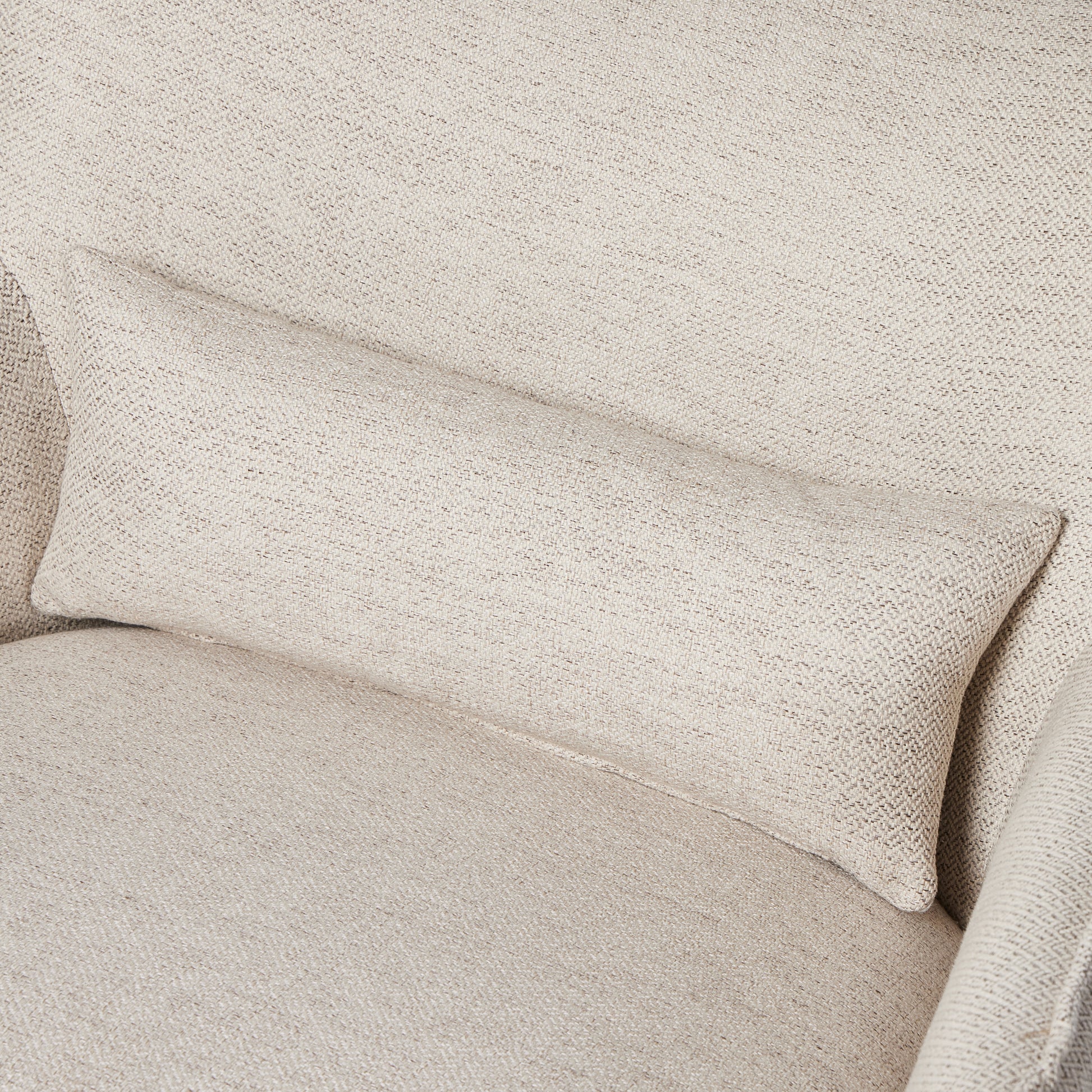 Kimberly Swivel Chair close up of seat pillow insert 