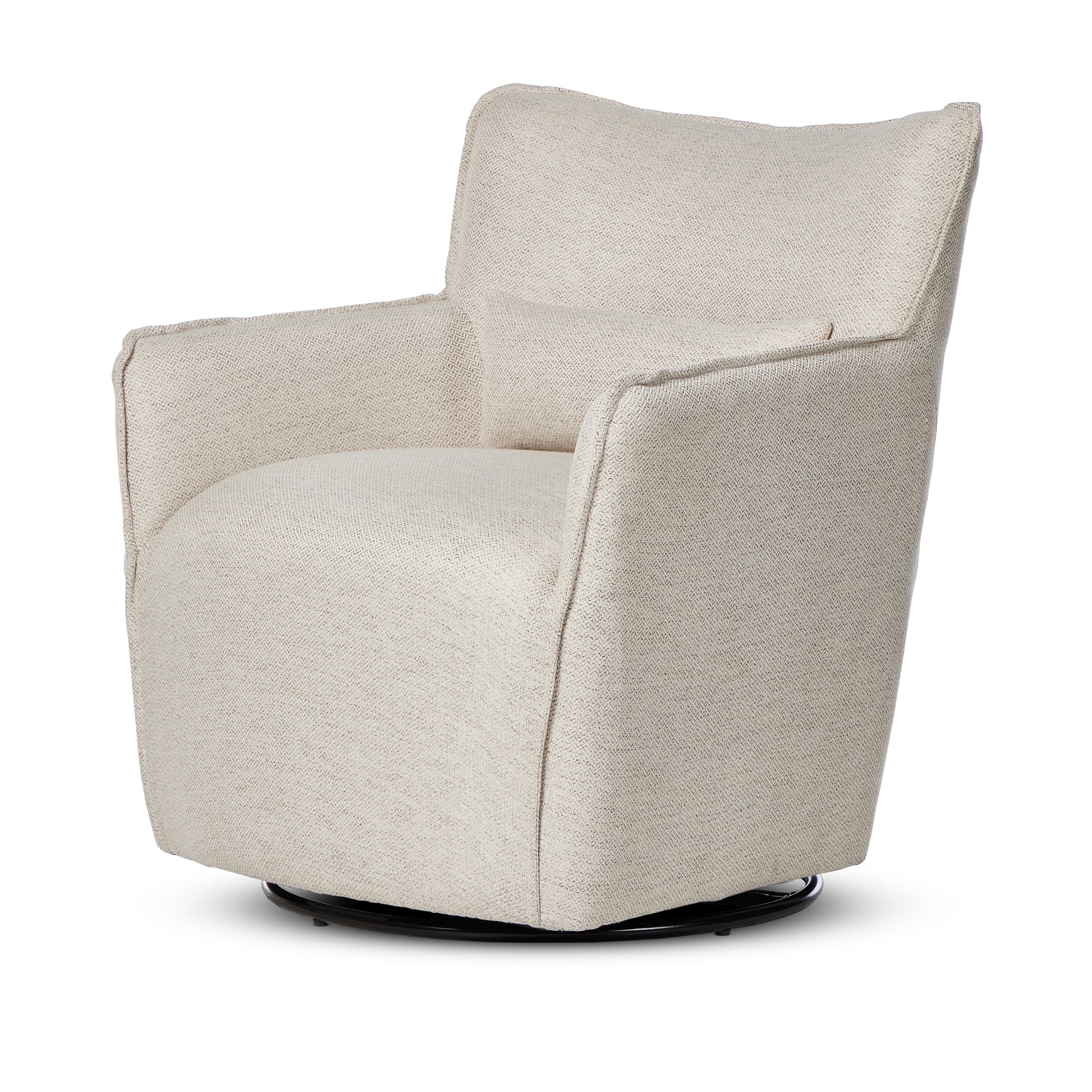 Kimberly Swivel Chair angled view