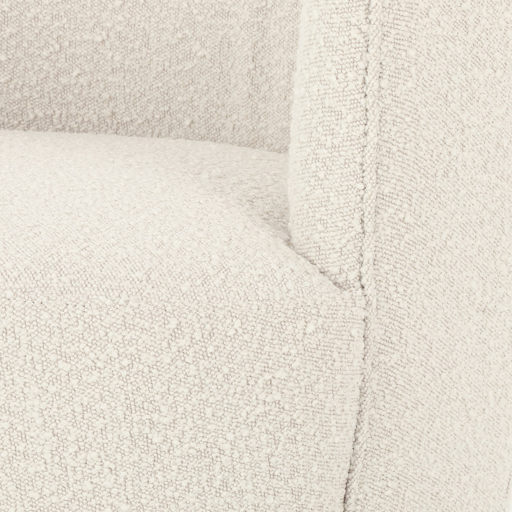 Knoll Natural Rose Swivel Chair seat and arm up close