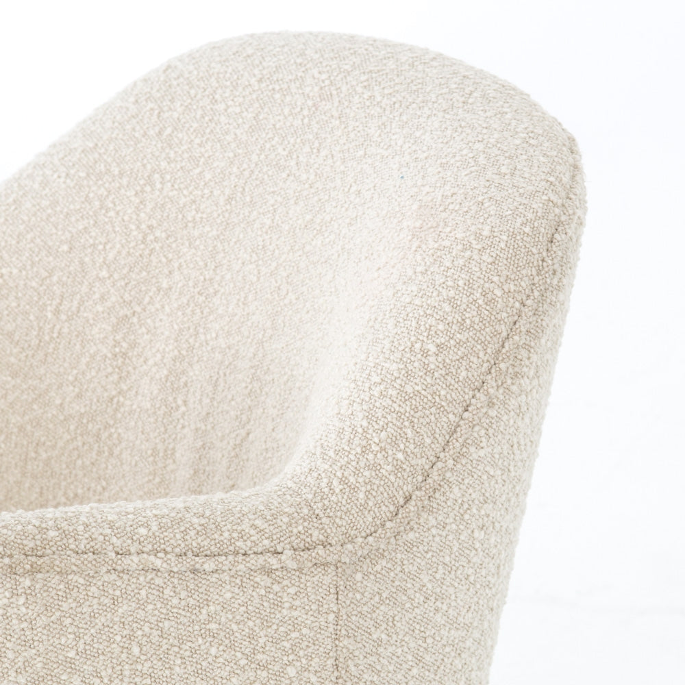 Knoll Natural Rose Swivel Chair seatback