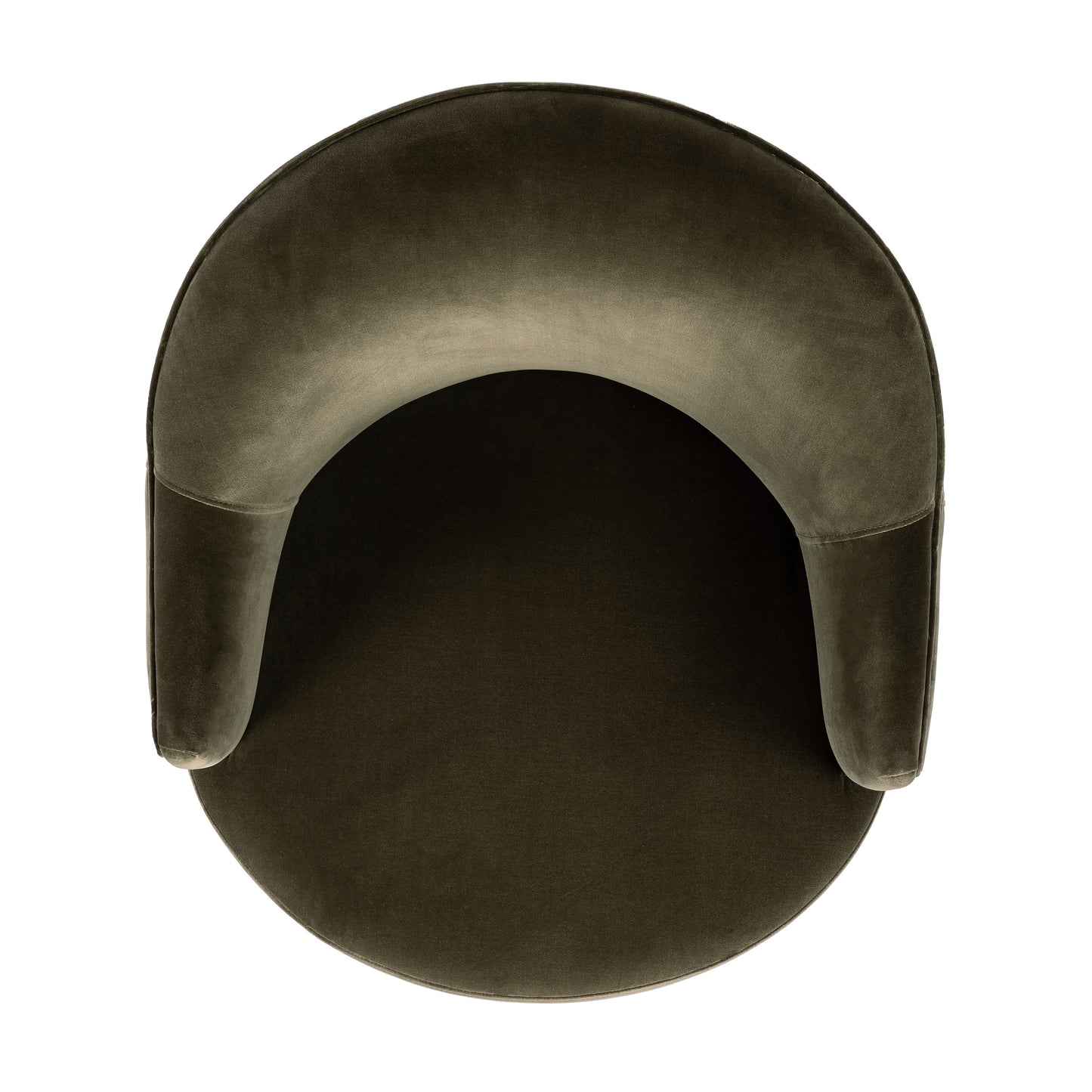 Surrey Olive top of chair view