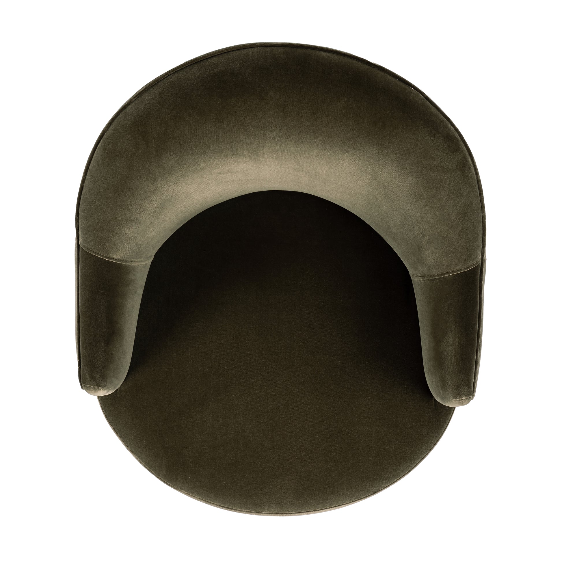 Surrey Olive top of chair view