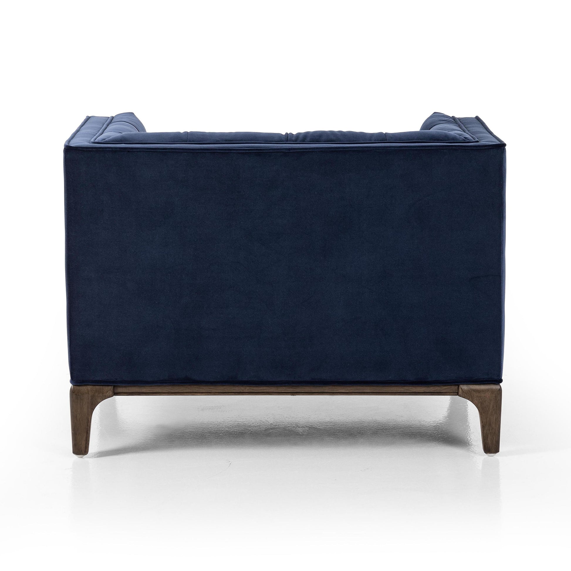 Elsie Chair in midnight velvet back view