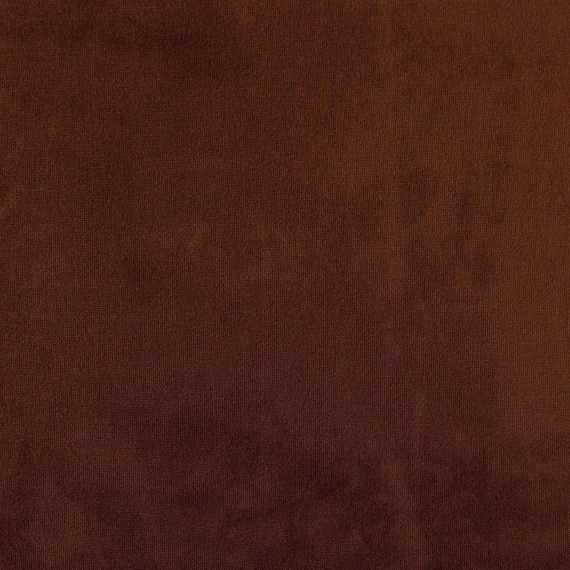 Elsie Chair in auburn velvet close up of material