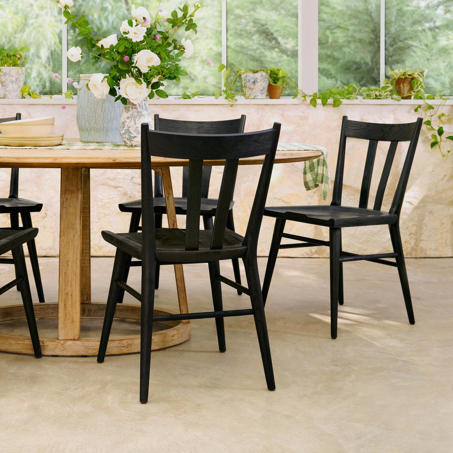 Hawkins Dining Chair at a dining table