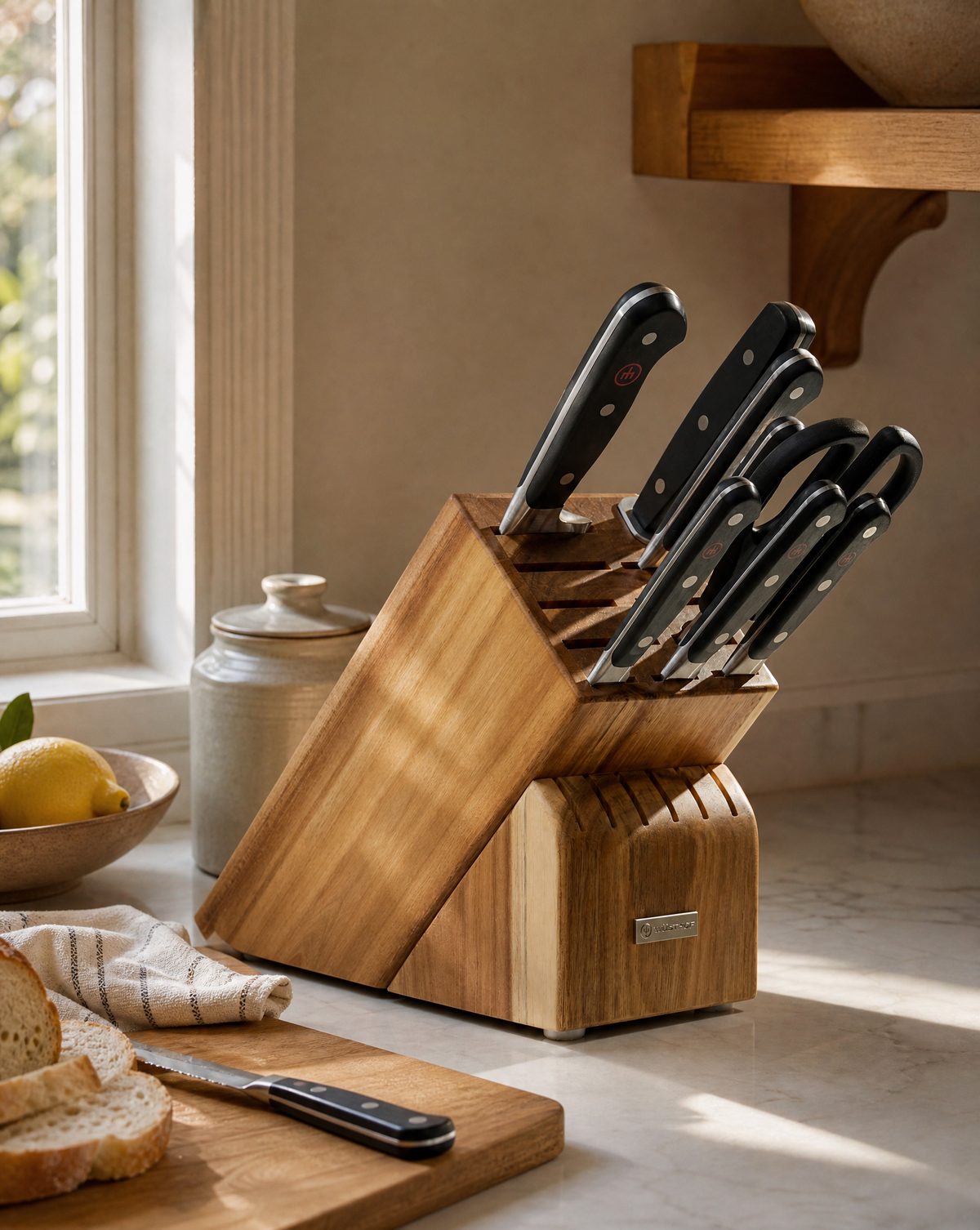 Wusthof Classic 9pc Knife Block Set-AI gen