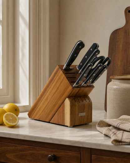 Wusthof Classic 9pc Knife Block Set-AI gen