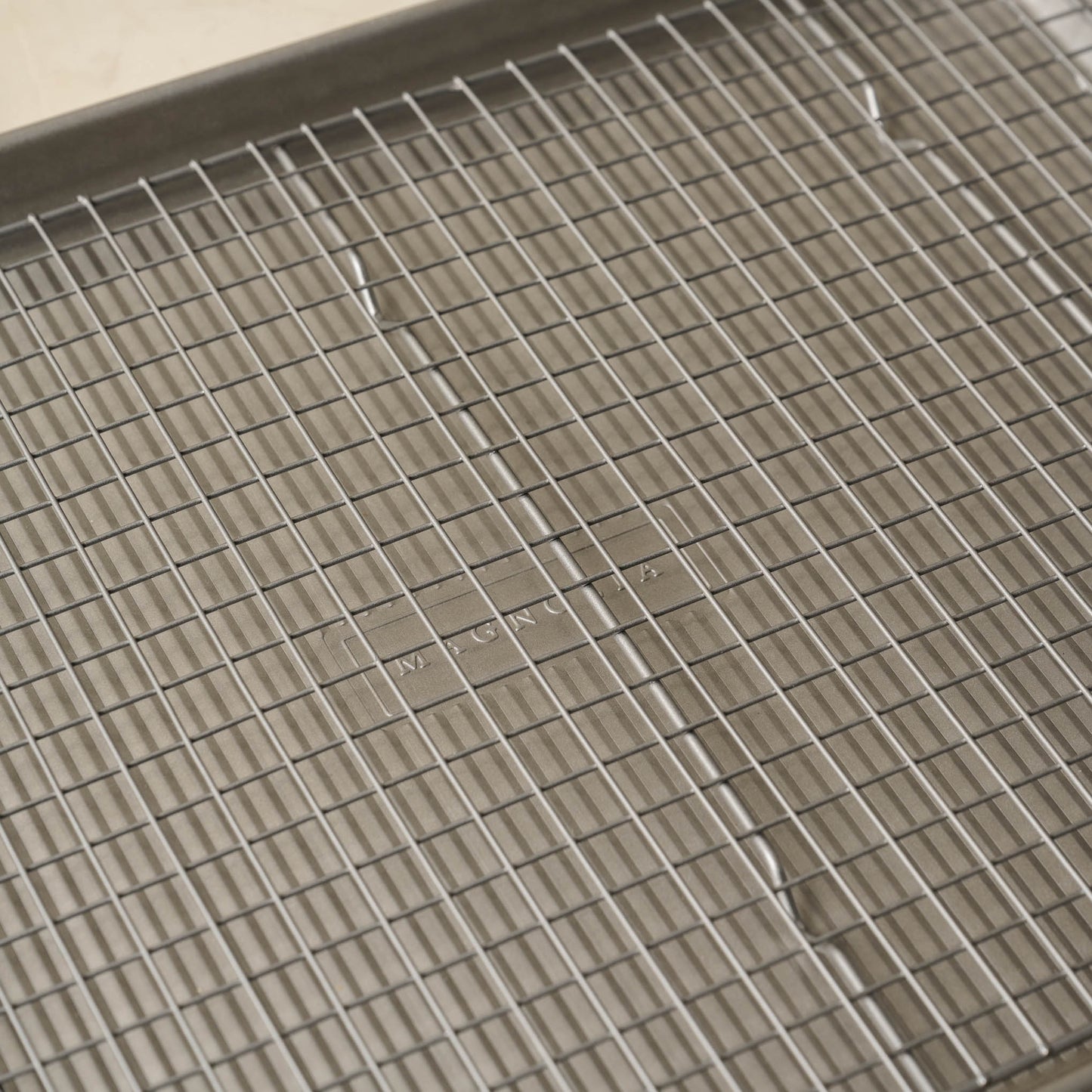Magnolia Baking Rack & Sheet Set close up