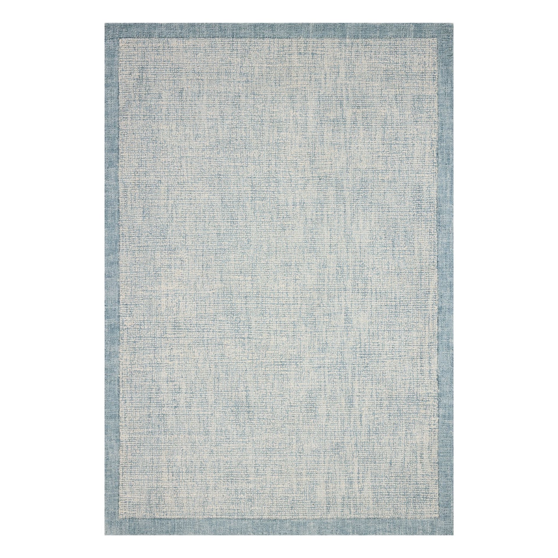 Henley Ivory Blue Rug - 7'-9" x 9'-9"