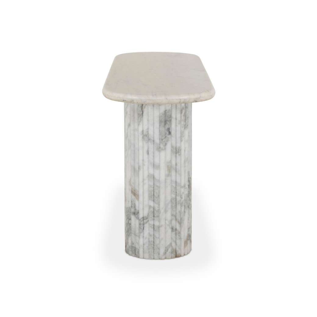Deco Console Table side profile view