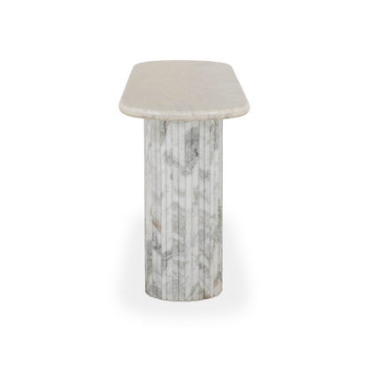 Deco Console Table side profile view