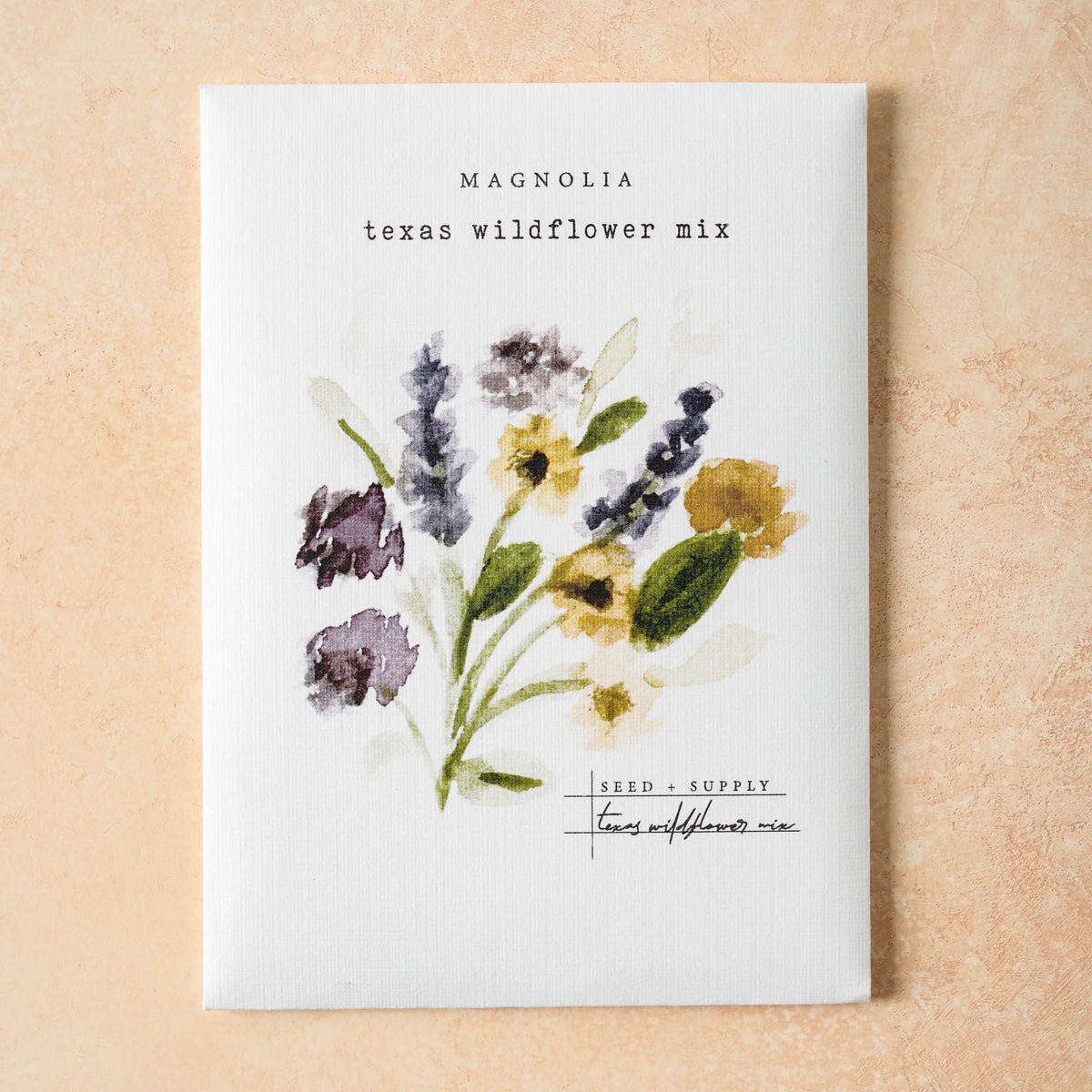 Watercolor Magnolia Seeds texas wildflower mix