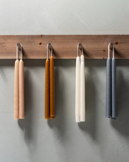 10" Hand Dipped Spun Finish Tapers